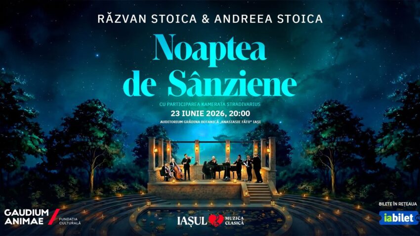 Pe 23 iunie, de la ora 20:00, Grădina Botanică „Anastasie Fătu” va găzdui cea de-a treia ediție a concertului Noaptea de Sânziene
