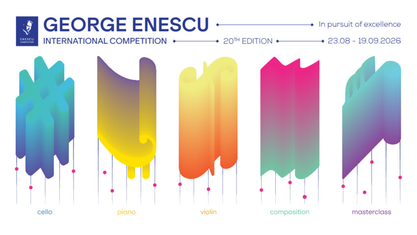 Un nou record istoric la Concursul Internațional George Enescu: 645 de tineri muzicieni din 55 de țări s-au înscris la secțiunile instrumentale de vioară, violoncel și pian