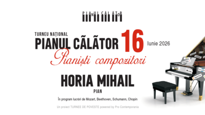 Horia Mihail aduce Pianul Călător 2026 la Roman, Iași și Galați