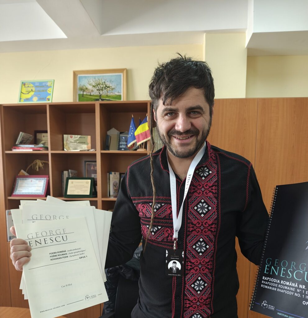 Ștefan Diaconu, editor al partiturilor enesciene pentru Integrala Simfonică interpretată de Orchestra Națională a Franței, care va fi lansată în 2027