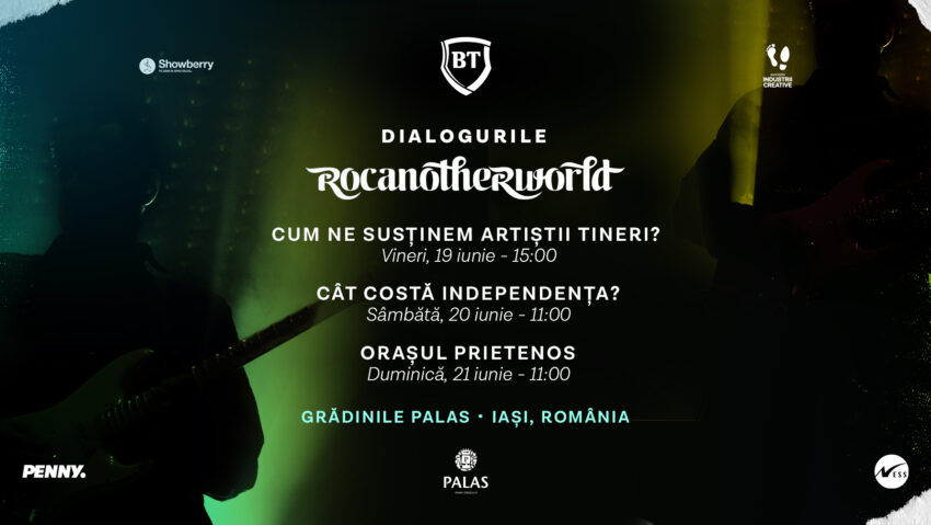 Iași: Dialogurile Rocanotherworld 2026: trei conversații esențiale