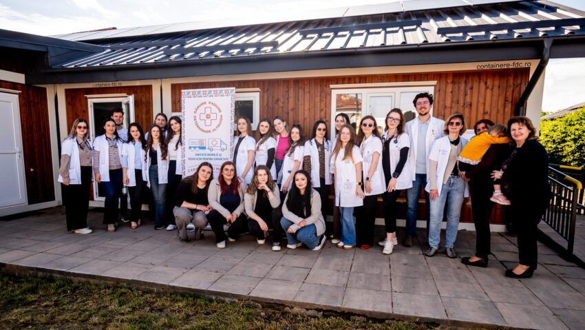 Caravana cu Medici a ajuns în comuna Vlădeni, județul Iași