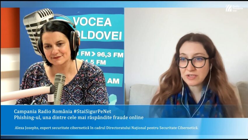 #StareaEducației: Campania #StaiSigurPeNet – Phishingul, una dintre cele mai răspândite fraude online. Alexa Josephs, expert DNSC: ”Phishingul nu exploatează doar tehnologia, ci și emoțiile oamenilor.”