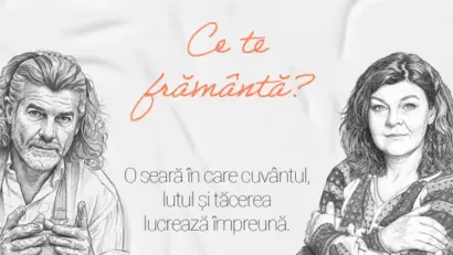 Angela Stafii și olarul Daniel Leș, la o șezătoare urbană în Iași: „Ce te frământă?”