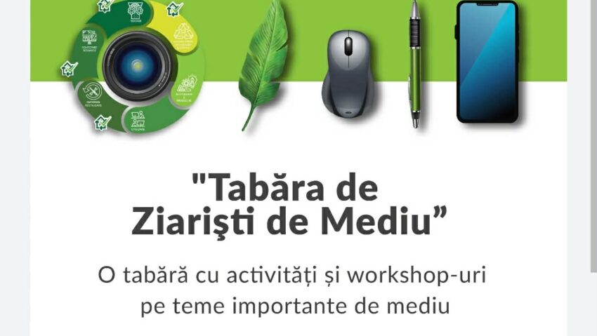 În Parcul Natural Vânători Neamț s-a desfășurat, în perioada 8 – 10 iulie, Tabăra de Ziariști de Mediu