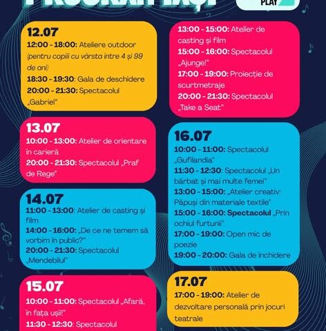 (AUDIO) Prima ediție a Festivalului ReflectOrPlay începe astăzi la Iași