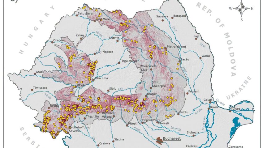 O cercetare la care a colaborat UAIC a condus la realizarea primei hărți naționale a zonelor cu risc de căderi de roci din România
