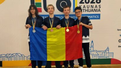 Elevii români – locul I la Olimpiada Europeană de Informatică pentru Juniori