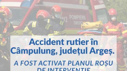 Argeş: 9 dintre cele 16 persoane din microbuzul implicat în accident primesc îngrijiri medicale; una a decedat