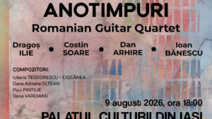 Turneul Național „Anotimpuri/ Vivaldi” – Romanian Guitar Quartet, la Palatul Culturii din Iași