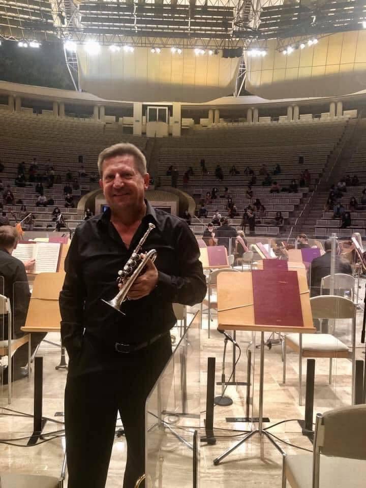 inainte de concert la Bilkent