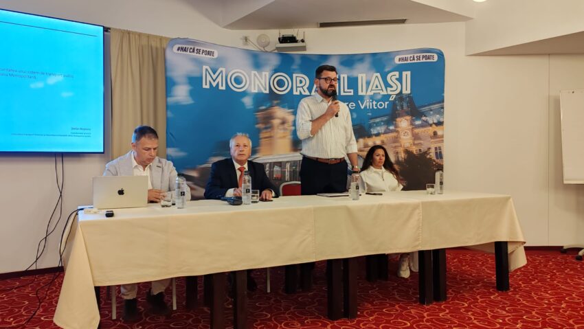 (AUDIO/FOTO) Studiul pentru monorailul din Iași confirmă necesitatea unei noi soluții de transport urban