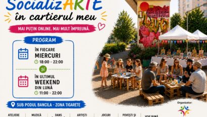 Ieșenii se întâlnesc astăzi la „SocializARTE în cartierul meu”! Anca Ciliac în Bună Dimineața cu Adina Șuhan