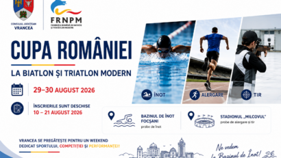 Vrancea intră pe harta marilor competiții sportive: Cupa României la Biatlon și Triatlon Modern, organizată în premieră la Focșani