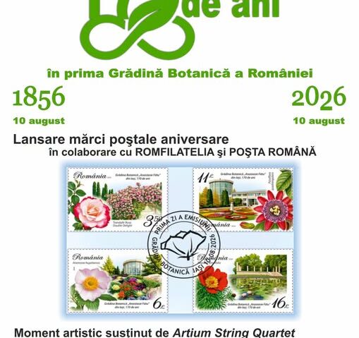Grădina Botanică din Iaşi împlineşte 170 de ani de la înfiinţare