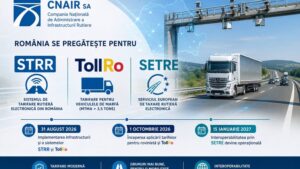 Aplicarea tarifelor pentru rovinietă și TollRo va începe la 1 octombrie 2026