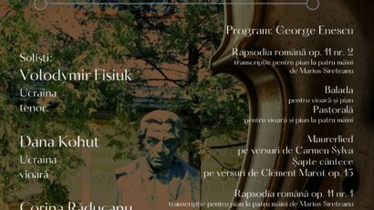 Concert aniversar „Enescu 145” la Botoșani