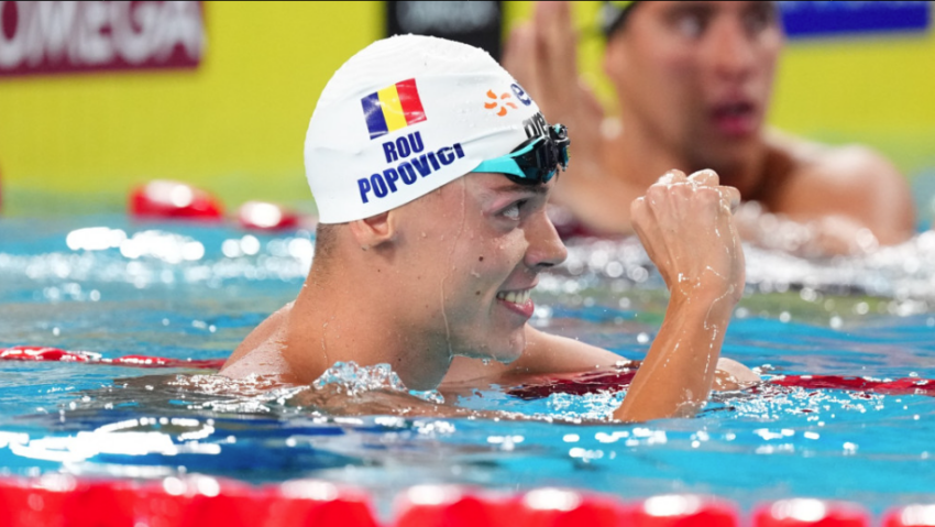 David Popovici a câştigat, în această seară medalia de aur la Campionatele Europene de Nataţie