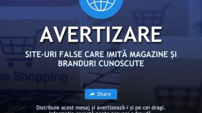 DNSC avertizează că pe piaţă există multe site-uri false care copiază paginile magazinelor cunoscute
