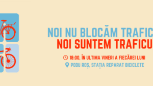 Masa Critică revine la Iași. Bicicliștii pedalează împreună prin oraș