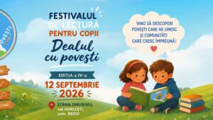 „Dealul cu povești”, la Rediu: 400 de copii sunt așteptați la festivalul de lectură