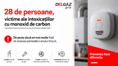 În acest an, în aria de activitate a Delgaz Grid: Șase persoane au decedat, iar alte 22 au fost afectate de intoxicații cu monoxid de carbon