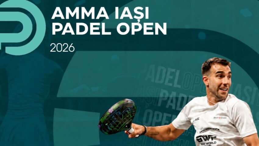 Începe Amma Iași Padel Open: ieșenii, așteptați în tribune la FZN Arena și Palas pentru se bucura de sportul cu cea mai mare creștere la nivel mondial