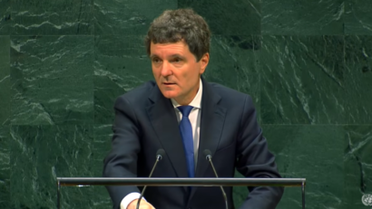 Nicuşor Dan la ONU: Ameninţarea Rusiei nu se limitează doar la Ucraina, Europa e ţinta unui război hibrid