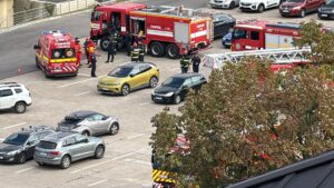 Incendiu la un spital privat din Iași