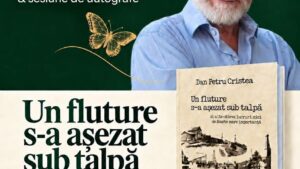 Astăzi are loc lansarea romanului „Un fluture s-a așezat sub talpă și alte câteva lucruri mici de foarte mare importanță”