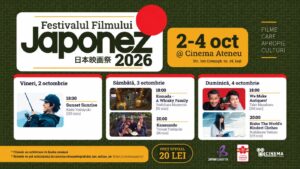 Filmele japoneze ajung la Iași, la început de octombrie, la Cinema Ateneu. Andrei Giurgia în matinal cu Adina Șuhan