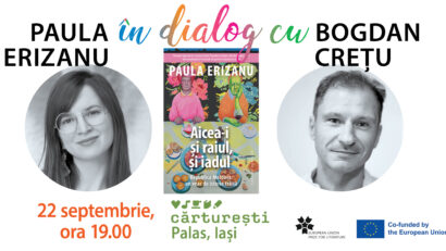 Paula Erizanu, autoarea volumului „Aicea-i și raiul, și iadul. Republica Moldova: un veac de istorie trăită”, la Cărturești Palas Iași