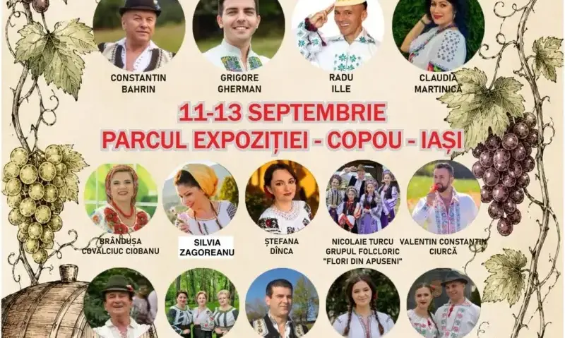 „Festivalul Tradițional – De bun must și pastramă după gust!”. Interpretul de muzică populară Constantin Bahrin cu Mihai Florin Pohoață la ”Pulsul Zilei” –10.09.2026.