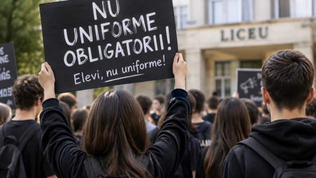 (AUDIO) Protest față de uniformele obligatorii: Elevii din județul Iași și din toată țara, îndemnați să poarte negru pe 28 septembrie