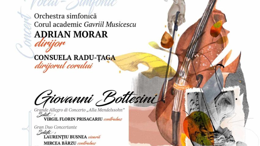 Iași, 6 noiembrie, ora 19:00 Concert cu lucrări de Giovanni Bottessini la Filarmonica Moldova din Iași