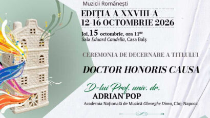 Universitatea Națională de Arte „George Enescu” din Iași: Ceremonia de Decernare a Titlului Doctor Honoris Causa D-lui Prof. univ. dr. Adrian POP