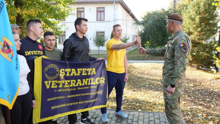 Ștafeta Veteranilor Invictus a ajuns în garnizoana Iași. Bună Dimineața cu George Marici