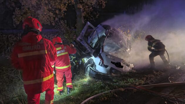 (FOTO) Grav accident de circulaţie în judeţul Iaşi