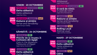 Program Cinema Ateneu | 23-28 octombrie 2026