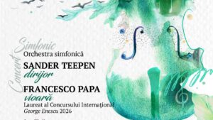 Iași, 23 oct, ora 19, în Concertul Filarmonicii Moldova, laureatul Concursului Enescu 2026, violonistul Francesco Papa