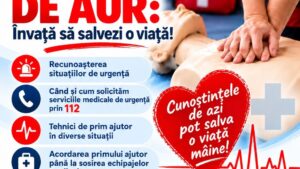 „Minutele de aur: Învață să salvezi o viață” – proiect de educație pentru primul ajutor, la Biblioteca Municipală „Radu Rosetti”