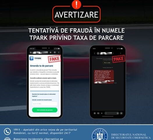 DNSC avertizează asupra unei noi tentative de fraudă prin mesaje text