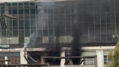 (UPDATE) Incendiul de la CET Iași a fost lichidat. Orașul rămâne fără apă caldă și căldură până la remedierea avariei