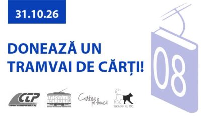 „Donează un tramvai de cărți!” – o nouă campanie pentru bibliotecile din mediul rural ieșean