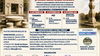 RADIO IAȘI – 85 de ani sărbătoriți pe ambele maluri ale Prutului, în Anul Național „Constantin Brâncuși”
