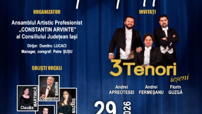 „Aventuri… prin partituri”, un nou spectacol al Ansamblului Artistic „Constantin Arvinte”