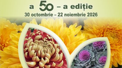 Grădina Botanică din Iași deschide ediția cu numărul 50 a expoziției „Flori de Toamnă”