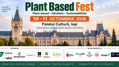 Iașul devine capitala plant-based a României: Ediția a III-a a Plant Based Fest se desfășoară la Palatul Culturii, pe 10–11 octombrie