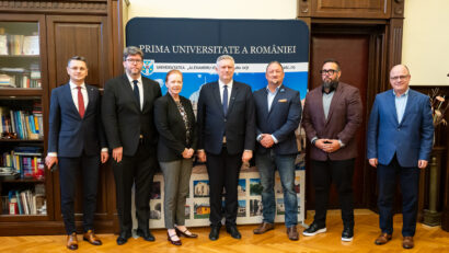 Delegație internațională a Invest in Iași Forum 2026, în vizită la UAIC