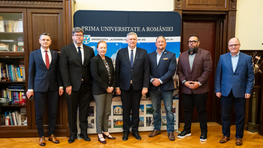 Delegație internațională a Invest in Iași Forum 2026, în vizită la UAIC